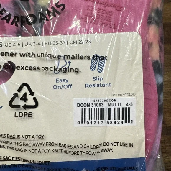 Dearfoams Kid's 4‎ Slippers Peyton Animal Slip On Clog House Slipper Cat Leopard - Picture 7 of 8